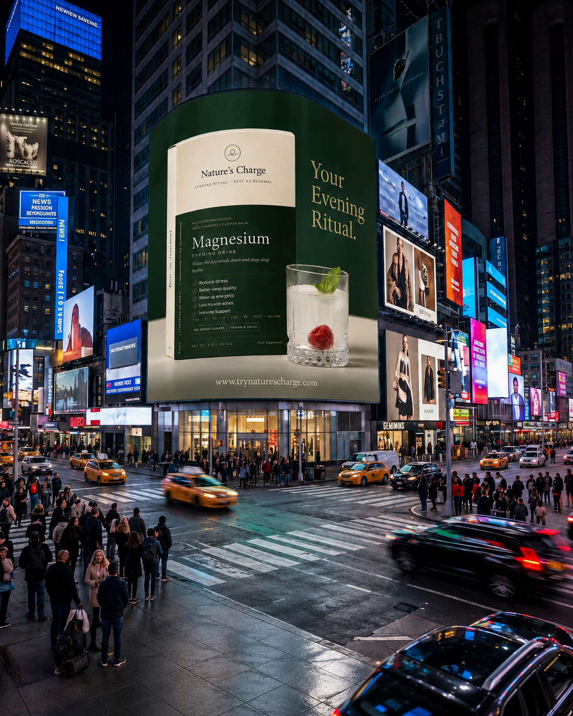 As seen in Times Square · New York